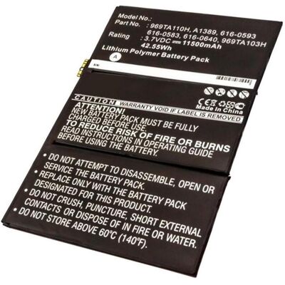 AccuCell iPad 4 Akku - 11500mAh, 3,7V, Einfach Selbstinstallation AccuCell iPad 4 Akku - 11500mAh, 3,7V, Einfach Selbstinstallation