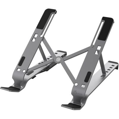 j5Create JTS223-N Supporto per laptop con hub a 4 porte USB™, Cablato, USB 3.2 Gen 1 (3.1 Gen 1) Typ, Notebook Ständer, Grau j5Create JTS223-N Supporto per laptop con hub a 4 porte USB™, Cablato, USB 3.2 Gen 1 (3.1 Gen 1) Typ, Notebook Ständer, Grau