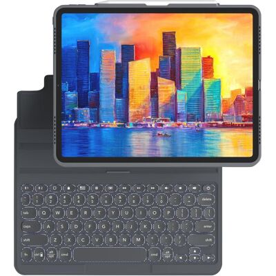 Zagg Pro Keys (DE, Apple iPad Pro 11 2018, Apple iPad Pro 11 2020, Apple iPad Pro 11 2021, Apple iPad Pro 11 2022), Tablet Tastatur, Grau, Schwarz Zagg Pro Keys (DE, Apple iPad Pro 11 2018, Apple iPad Pro 11 2020, Apple iPad Pro 11 2021, Apple iPad Pro 11 2022), Tablet Tastatur, Grau, Schwarz