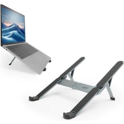 ACT Foldable laptop stand, aluminium, Notebook Ständer, Grau ACT Foldable laptop stand, aluminium, Notebook Ständer, Grau