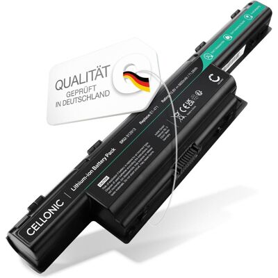 Cellonic Akku für Acer Aspire V3-771G, E1-531, 5750G, E1-571, E1-731, V3-571G (6600 mAh), Notebook Akku, Schwarz Cellonic Akku für Acer Aspire V3-771G, E1-531, 5750G, E1-571, E1-731, V3-571G (6600 mAh), Notebook Akku, Schwarz
