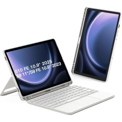 Inateck N0064 (DE, Samsung Galaxy Tab S10 FE, Samsung Galaxy Tab S9, Samsung Galaxy Tab S9 FE), Tablet Tastatur, Weiss Inateck N0064 (DE, Samsung Galaxy Tab S10 FE, Samsung Galaxy Tab S9, Samsung Galaxy Tab S9 FE), Tablet Tastatur, Weiss