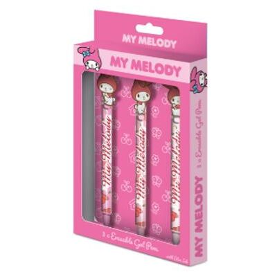 Pyramid Sanrio Stylo gel effaçable Pack de 3 My Melody, Stylus Zubehör Pyramid Sanrio Stylo gel effaçable Pack de 3 My Melody, Stylus Zubehör
