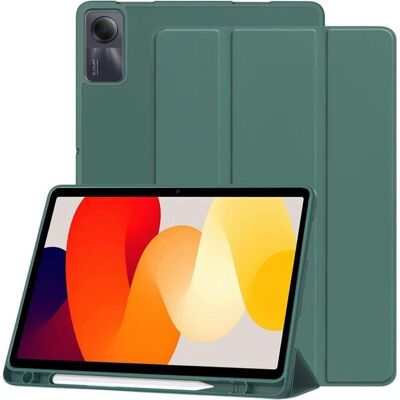 Techsuit - Flex Trifold (with Pencil Holder) - Xiaomi Redmi Pad SE 11 - Green (Xiaomi Redmi Pad SE), Tablet Hülle, Grün Techsuit - Flex Trifold (with Pencil Holder) - Xiaomi Redmi Pad SE 11 - Green (Xiaomi Redmi Pad SE), Tablet Hülle, Grün