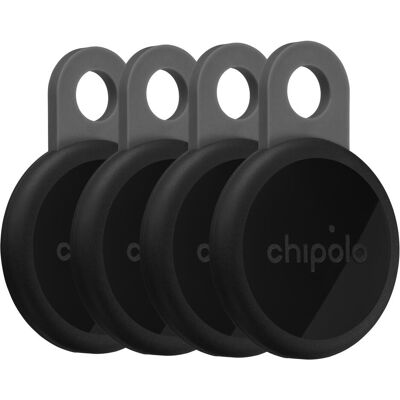 Chipolo LOOP 4er Pack (Apple & Google Find My) (Apple Find My, Google Find Hub), Tracker, Schwarz Chipolo LOOP 4er Pack (Apple & Google Find My) (Apple Find My, Google Find Hub), Tracker, Schwarz
