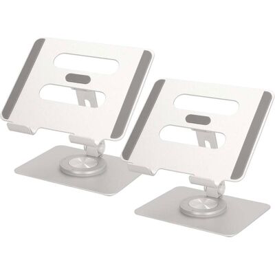 Nedis 2er-Set Universal Tablet Halterung aus Aluminium, 360° schwenkbar, Tablet Halterung, Silber Nedis 2er-Set Universal Tablet Halterung aus Aluminium, 360° schwenkbar, Tablet Halterung, Silber