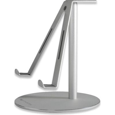 4smarts Tablet-Ständer aus Aluminium, Tablet Halterung, Silber 4smarts Tablet-Ständer aus Aluminium, Tablet Halterung, Silber