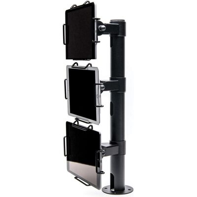 Star Micronics Star mUNITE TRI - Aufstellung - Modern, Space-Saving - für 3 tablets - Stahl - S, Tablet Halterung, Schwarz Star Micronics Star mUNITE TRI - Aufstellung - Modern, Space-Saving - für 3 tablets - Stahl - S, Tablet Halterung, Schwarz