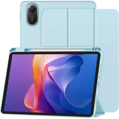 Techsuit - Flex Trifold (with Pencil Holder) - Xiaomi Redmi Pad 2 - Sky Blue (Xiaomi Redmi Pad 2), Tablet Hülle, Blau Techsuit - Flex Trifold (with Pencil Holder) - Xiaomi Redmi Pad 2 - Sky Blue (Xiaomi Redmi Pad 2), Tablet Hülle, Blau