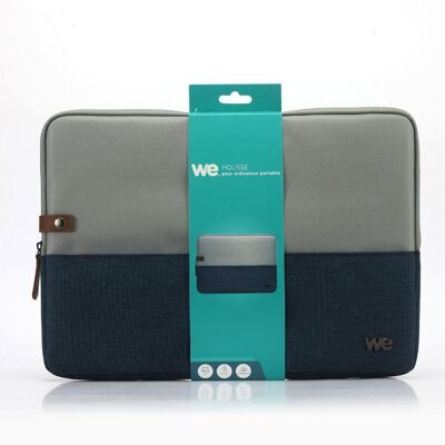 We-Vibe HOUSSE sleeve PC 15.6 " bicolore BLEU, protection antchoc, attache antivol 40 (15.60"), Notebooktasche, Blau, Grau We-Vibe HOUSSE sleeve PC 15.6 " bicolore BLEU, protection antchoc, attache antivol 40 (15.60"), Notebooktasche, Blau, Grau