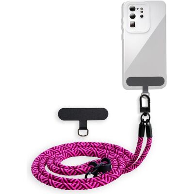 Cadorabo Handykette für Sony Xperia Tablet Z4 (10.1 Zoll) Necklace Hülle mit verstellbarem Kordelband, Handykette, Pink Cadorabo Handykette für Sony Xperia Tablet Z4 (10.1 Zoll) Necklace Hülle mit verstellbarem Kordelband, Handykette, Pink