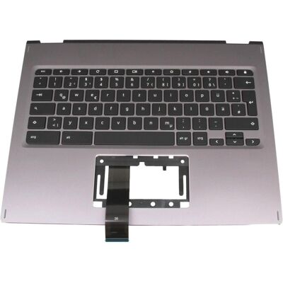 Acer 6B.H0RN7.007, Notebook Ersatzteile, Schwarz, Silber Acer 6B.H0RN7.007, Notebook Ersatzteile, Schwarz, Silber