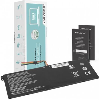 Movano Bateria Bateria do notebooka Acer Aspire ES1, V3 (11.4V) (2200 mAh) (2200 mAh), Notebook Akku Movano Bateria Bateria do notebooka Acer Aspire ES1, V3 (11.4V) (2200 mAh) (2200 mAh), Notebook Akku