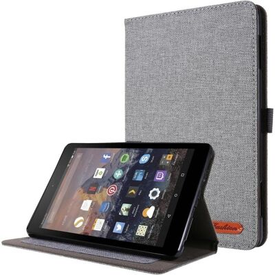 König Design Schutz Hülle für Amazon Fire HD 8 (2020) Smart Cover Case Etui Tablet Tasche Neu (Amazon Fire HD 8 2020), Tablet Hülle, Grau König Design Schutz Hülle für Amazon Fire HD 8 (2020) Smart Cover Case Etui Tablet Tasche Neu (Amazon Fire HD 8 2020), Tablet Hülle, Grau