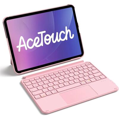 Inateck KB04122 (DE, Apple iPad Air 2020, Apple iPad Air 2022), Tablet Tastatur, Pink Inateck KB04122 (DE, Apple iPad Air 2020, Apple iPad Air 2022), Tablet Tastatur, Pink