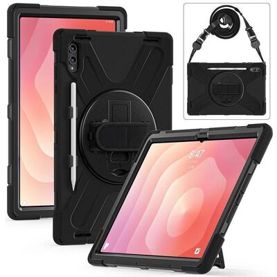 eSTUFF Galaxy Tab S10 FE+ CHICAGO (Samsung Galaxy Tab S10 FE, Samsung Galaxy Tab S10 FE+), Tablet Hülle, Schwarz eSTUFF Galaxy Tab S10 FE+ CHICAGO (Samsung Galaxy Tab S10 FE, Samsung Galaxy Tab S10 FE+), Tablet Hülle, Schwarz