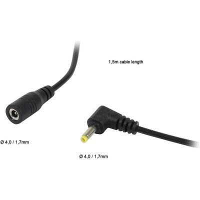 Allnet Ersatznetzteil Hohlbuchse Hohlstecker Adapterkabel Verlängerung 40mm x 17, Tablet Halterung Allnet Ersatznetzteil Hohlbuchse Hohlstecker Adapterkabel Verlängerung 40mm x 17, Tablet Halterung