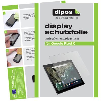 Dipos Displayschutzfolie Antireflex (2 Stk., Google Pixel C), Tablet Schutzfolie Dipos Displayschutzfolie Antireflex (2 Stk., Google Pixel C), Tablet Schutzfolie