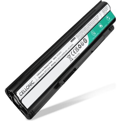 Cellonic Akku für MSI FX620DX, CR61, FR720, MS-16G1, Medion Akoya E1312, CR650 (4400 mAh), Notebook Akku, Schwarz Cellonic Akku für MSI FX620DX, CR61, FR720, MS-16G1, Medion Akoya E1312, CR650 (4400 mAh), Notebook Akku, Schwarz