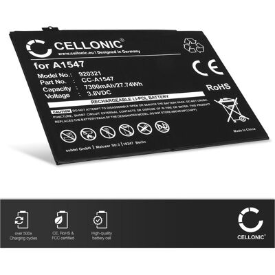 Cellonic Akku für Apple iPad Air 2 - A1566, 2 - A1567, Smartphone Akku Cellonic Akku für Apple iPad Air 2 - A1566, 2 - A1567, Smartphone Akku