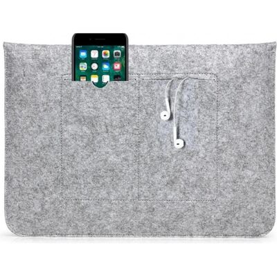 Screenguard Felt 2-in-1 - 13-Zoll Notebookhülle - Grau Screenguard Felt 2-in-1 - 13-Zoll Notebookhülle - Grau