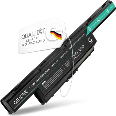 Cellonic Akku für Acer Aspire V3-771G, E1-531, 5750G, E1-571, E1-731, TravelMate (4400 mAh), Notebook Akku, Schwarz Cellonic Akku für Acer Aspire V3-771G, E1-531, 5750G, E1-571, E1-731, TravelMate (4400 mAh), Notebook Akku, Schwarz