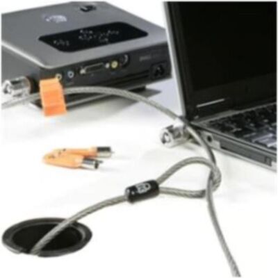 Dell 461-10053 cable lock Stainless steel 2.2 m, Notebook Security, Silber Dell 461-10053 cable lock Stainless steel 2.2 m, Notebook Security, Silber