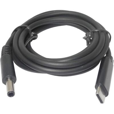 PowerGuard USB-C Dell Notebook PD Fast Charge 1.5m (4.5 x 3.0mm, 0.6mm) 65W (65 W), Notebook Netzteil, Schwarz PowerGuard USB-C Dell Notebook PD Fast Charge 1.5m (4.5 x 3.0mm, 0.6mm) 65W (65 W), Notebook Netzteil, Schwarz