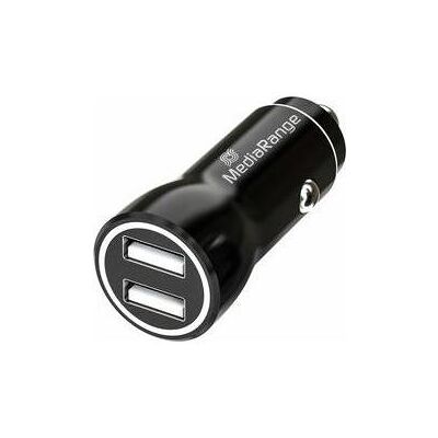 MediaRange MRMA103-02 - Auto - Zigarettenanzünder - 5 V - Schwarz - Silber, Auto Adapter, Schwarz MediaRange MRMA103-02 - Auto - Zigarettenanzünder - 5 V - Schwarz - Silber, Auto Adapter, Schwarz