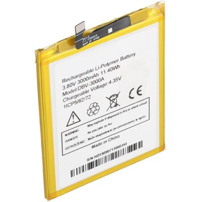 AccuCell Akku passend für Doro 8050, DSB-0230, Li-Polymer, 3,8V, 3000mAh, 11,4Wh, Smartphone Akku AccuCell Akku passend für Doro 8050, DSB-0230, Li-Polymer, 3,8V, 3000mAh, 11,4Wh, Smartphone Akku