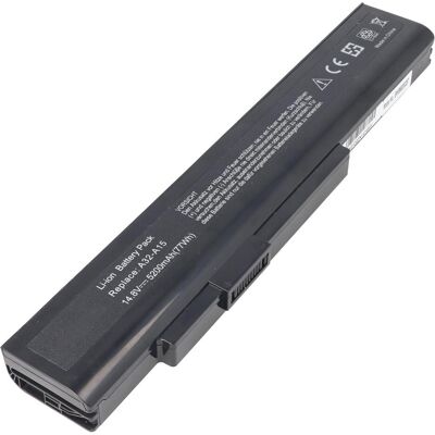 AccuCell Akku MSI CX640, CR640 (5200 mAh), Notebook Akku, Schwarz AccuCell Akku MSI CX640, CR640 (5200 mAh), Notebook Akku, Schwarz