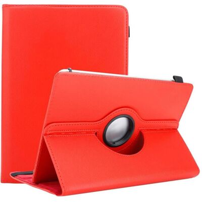 Cadorabo Tablet Hülle Universal 360 (Medion Lifetab P10610), Tablet Hülle, Rot Cadorabo Tablet Hülle Universal 360 (Medion Lifetab P10610), Tablet Hülle, Rot