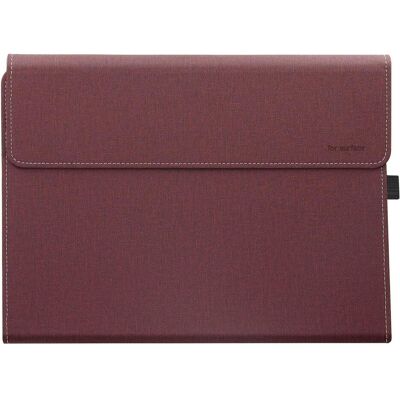 Avizar Surface Pro 9/11 Rot Eco-Leder Hülle mit Unterstützung Avizar Surface Pro 9/11 Rot Eco-Leder Hülle mit Unterstützung