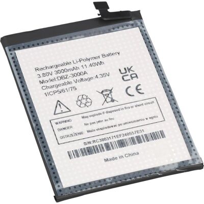 AccuCell Akku passend für Doro 8100, DSB-0400, Li-Polymer, 3,8V, 3000mAh, 11,4Wh, Smartphone Akku AccuCell Akku passend für Doro 8100, DSB-0400, Li-Polymer, 3,8V, 3000mAh, 11,4Wh, Smartphone Akku
