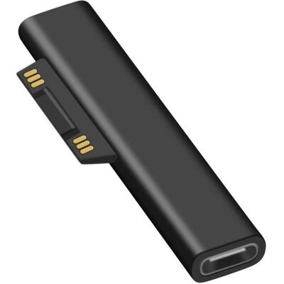PowerGuard USB-C zu Microsoft Surface Adapter (USB-C, USB-C), Mobilgerät Adapter, Schwarz PowerGuard USB-C zu Microsoft Surface Adapter (USB-C, USB-C), Mobilgerät Adapter, Schwarz