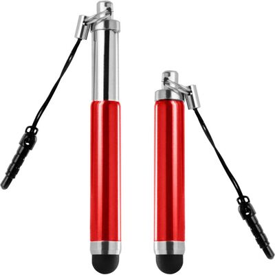 Avizar Universal roter ausziehbarer Touchscreen Eingabestift – 3.5mm Klinkenstecker, Stylus, Rot Avizar Universal roter ausziehbarer Touchscreen Eingabestift – 3.5mm Klinkenstecker, Stylus, Rot