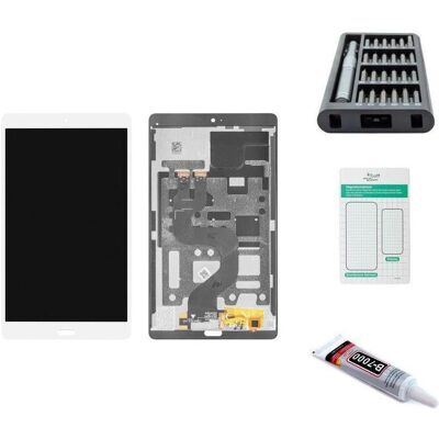 Kaputt.de Huawei MediaPad M3 Display weiss - Premium-Set (Display), Mobilgerät Ersatzteile, Weiss Kaputt.de Huawei MediaPad M3 Display weiss - Premium-Set (Display), Mobilgerät Ersatzteile, Weiss