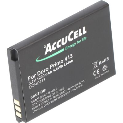 AccuCell Akku Doro Primo 413 Akku RCB413, Smartphone Akku AccuCell Akku Doro Primo 413 Akku RCB413, Smartphone Akku