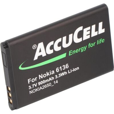 AccuCell Akku Nokia 2650, BL-4C, Smartphone Akku AccuCell Akku Nokia 2650, BL-4C, Smartphone Akku