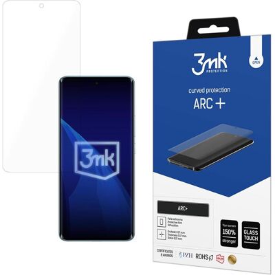 3MK ochranná folie ARC+ pro Redmi Note 15 4G/5G (1 Stk., Xiaomi Redmi Note 15 Pro 4G), Smartphone Schutzfolie, Transparent 3MK ochranná folie ARC+ pro Redmi Note 15 4G/5G (1 Stk., Xiaomi Redmi Note 15 Pro 4G), Smartphone Schutzfolie, Transparent