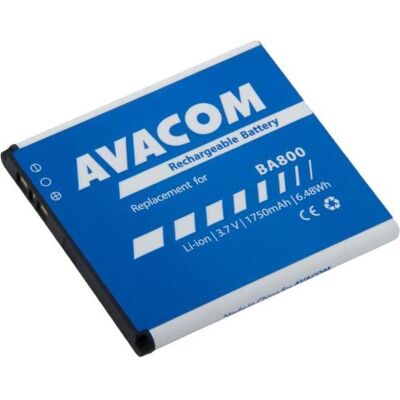 Avacom Akku für Sony Ericsson Mobiltelefon / Li- ION / 3,7V / 1750mAh / Ersatz BA800, Smartphone Akku Avacom Akku für Sony Ericsson Mobiltelefon / Li- ION / 3,7V / 1750mAh / Ersatz BA800, Smartphone Akku