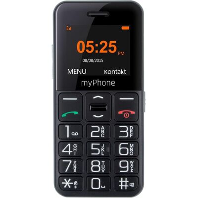 Myphone Halo Easy Black and silver mobile phone (1.77", 0.30 Mpx), Tastenhandy, Schwarz, Silber Myphone Halo Easy Black and silver mobile phone (1.77", 0.30 Mpx), Tastenhandy, Schwarz, Silber