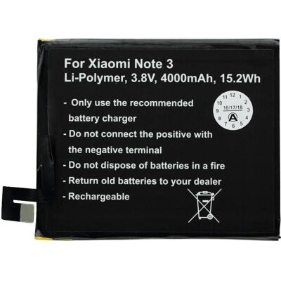 AccuCell Akku Xiaomi Note 3, BM46, Xiaomi Note 3 Dual Sim, Smartphone Akku AccuCell Akku Xiaomi Note 3, BM46, Xiaomi Note 3 Dual Sim, Smartphone Akku
