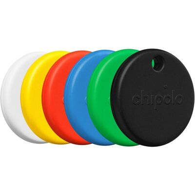 Chipolo POP 6-Pack (Apple Find My, Google Find Hub), Tracker, Blau, Rot, Grün, Weiss, Schwarz, Gelb Chipolo POP 6-Pack (Apple Find My, Google Find Hub), Tracker, Blau, Rot, Grün, Weiss, Schwarz, Gelb