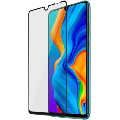 Avizar 3D gekrümmte Schutzfolie aus gehärtetem Glas (1 Stk., Huawei P30 Lite XL), Smartphone Schutzfolie, Schwarz Avizar 3D gekrümmte Schutzfolie aus gehärtetem Glas (1 Stk., Huawei P30 Lite XL), Smartphone Schutzfolie, Schwarz