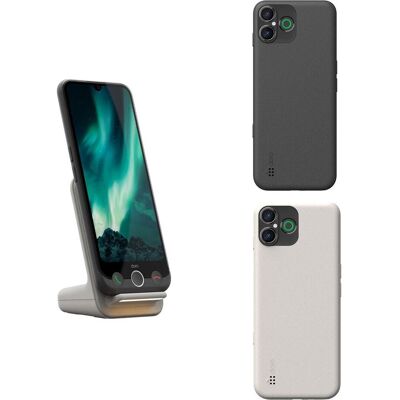 Doro Aurora A30 bone (128 GB, Black, White, 6.10", Dual SIM, 4G), Smartphone, Weiss Doro Aurora A30 bone (128 GB, Black, White, 6.10", Dual SIM, 4G), Smartphone, Weiss