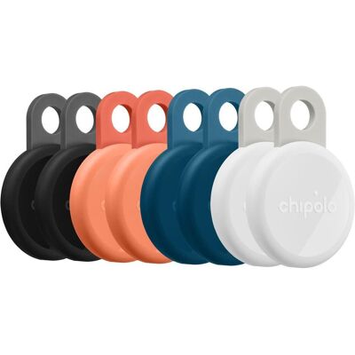 Chipolo LOOP Schwarz/Weiss/Blau/Orange 8-Pack (Apple Find My, Google Find Hub), Tracker, Orange, Blau, Weiss, Schwarz Chipolo LOOP Schwarz/Weiss/Blau/Orange 8-Pack (Apple Find My, Google Find Hub), Tracker, Orange, Blau, Weiss, Schwarz