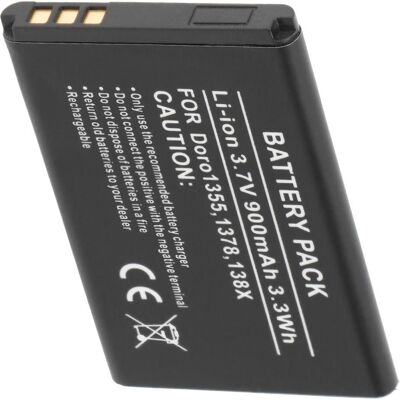 Avizar Li Ion Akku 900 mAh für Doro 1355 / 1378, Smartphone Akku Avizar Li Ion Akku 900 mAh für Doro 1355 / 1378, Smartphone Akku
