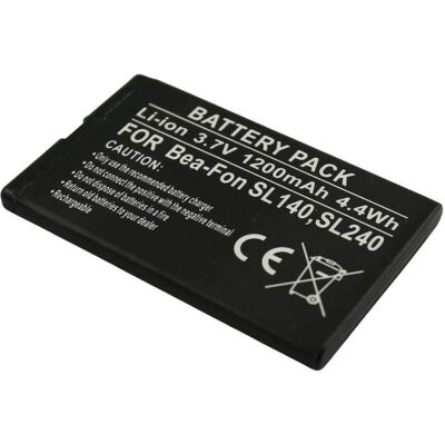 Avizar Li-Ion Akku 3.7V 1200mAh Bea-Fon SL140/SL240, Smartphone Akku Avizar Li-Ion Akku 3.7V 1200mAh Bea-Fon SL140/SL240, Smartphone Akku