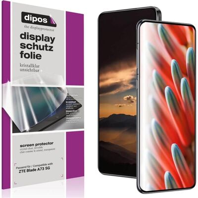 Dipos Schutzfolie Klar für ZTE Blade A73 5G (ZTE Blade A5), Smartphone Schutzfolie, Transparent Dipos Schutzfolie Klar für ZTE Blade A73 5G (ZTE Blade A5), Smartphone Schutzfolie, Transparent